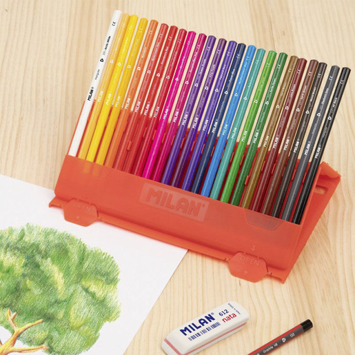 LAPICES DE COLORES MILAN TRIANGULARES 24U