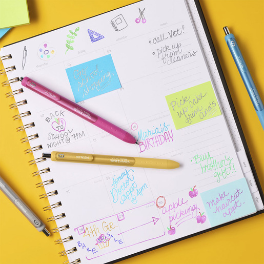 BOLIGRAFO IM INK JOY GEL BRIGHT COLORES METALIZADOS 3 UNIDADES