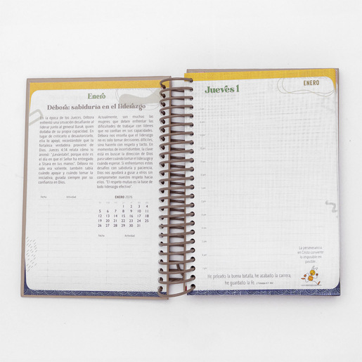 AGENDA 2026 PECHI ESPIRAL MARIPOSA