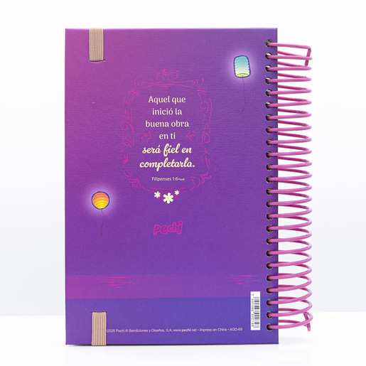 AGENDA 2026 PECHI ESPIRAL MARIPOSA