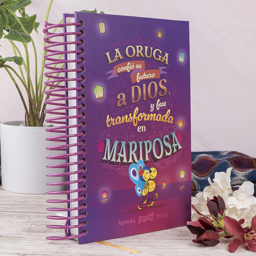 AGENDA 2026 PECHI ESPIRAL MARIPOSA