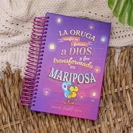 AGENDA 2026 PECHI ESPIRAL MARIPOSA