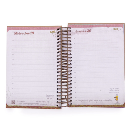 AGENDA 2026 PECHI ESPIRAL AMOR AMARILLO