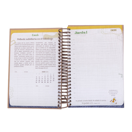 AGENDA 2026 PECHI ESPIRAL AMOR AMARILLO