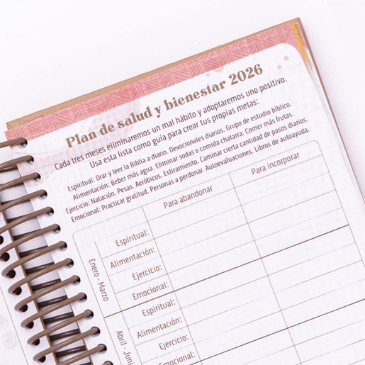 AGENDA 2026 PECHI ESPIRAL AMOR AMARILLO