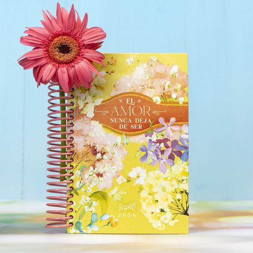 AGENDA 2026 PECHI ESPIRAL AMOR AMARILLO