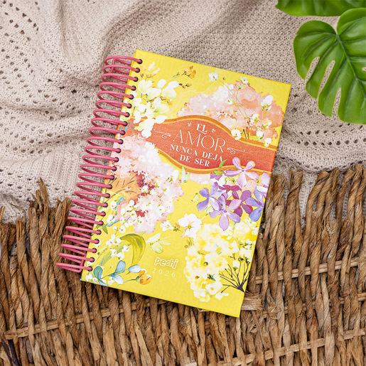 AGENDA 2026 PECHI ESPIRAL AMOR AMARILLO