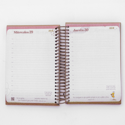 AGENDA 2026 PECHI ESPIRAL DIOS CUIDA