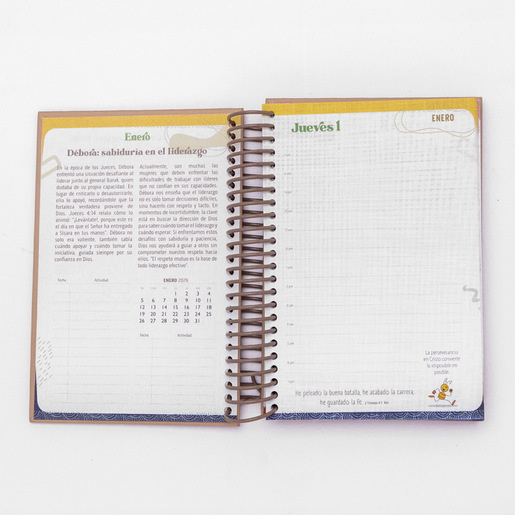 AGENDA 2026 PECHI ESPIRAL DIOS CUIDA