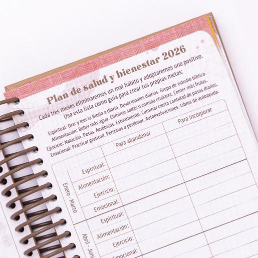 AGENDA 2026 PECHI ESPIRAL DIOS CUIDA