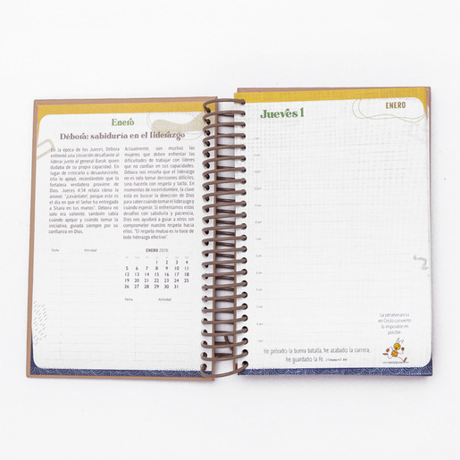 AGENDA 2026 PECHI ESPIRAL PAZ DEL SEÑOR