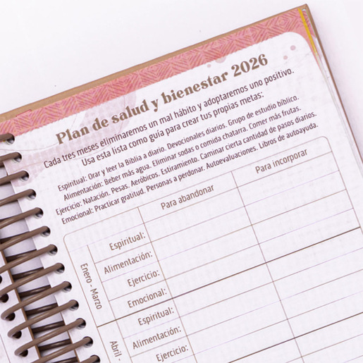 AGENDA 2026 PECHI ESPIRAL PAZ DEL SEÑOR