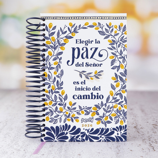 AGENDA 2026 PECHI ESPIRAL PAZ DEL SEÑOR