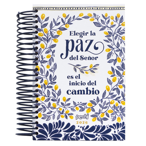 AGENDA 2026 PECHI ESPIRAL PAZ DEL SEÑOR