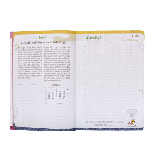 AGENDA 2026 PECHI  FLEXI AMOR AMARILLO