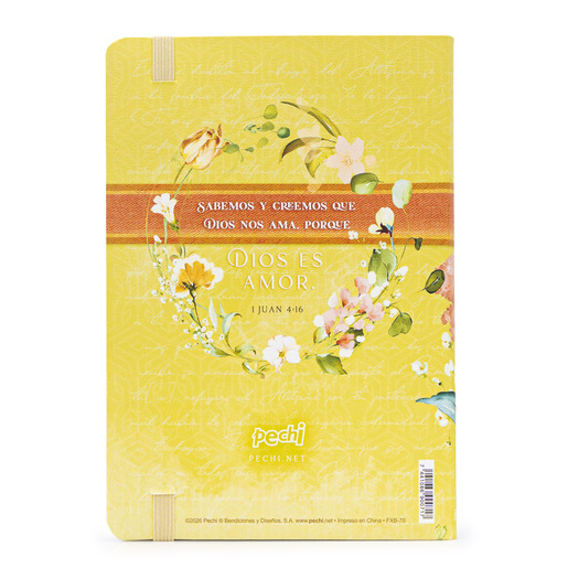 AGENDA 2026 PECHI  FLEXI AMOR AMARILLO