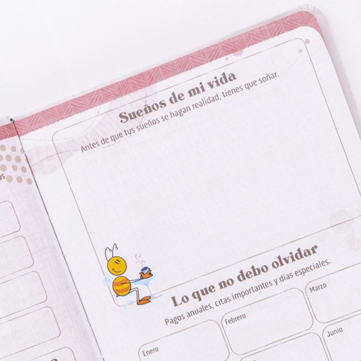 AGENDA 2026 PECHI  FLEXI AMOR AMARILLO