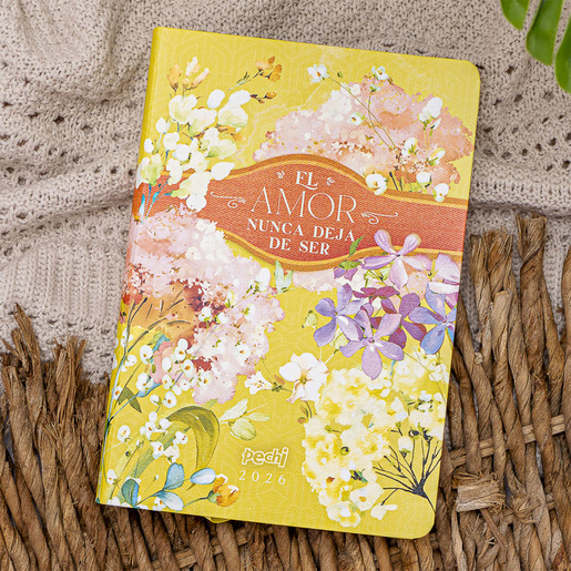 AGENDA 2026 PECHI  FLEXI AMOR AMARILLO