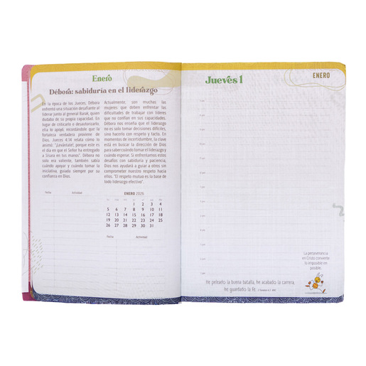 AGENDA 2026 PECHI  FLEXI DIOS CUIDA