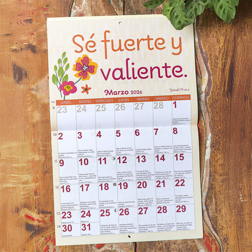 CALENDARIO DE PARED BENDICIONES 2026
