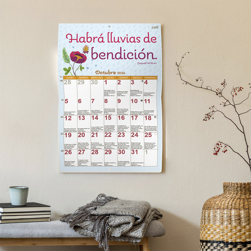 CALENDARIO DE PARED BENDICIONES 2026