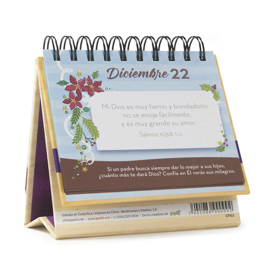 CALENDARIO PERPETUO 2026 ANIMO Y BENDICIONES