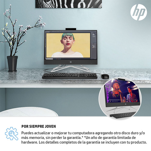 COMPUTADORA DE ESCRITORIO  HP AIO 22-DD0543LA