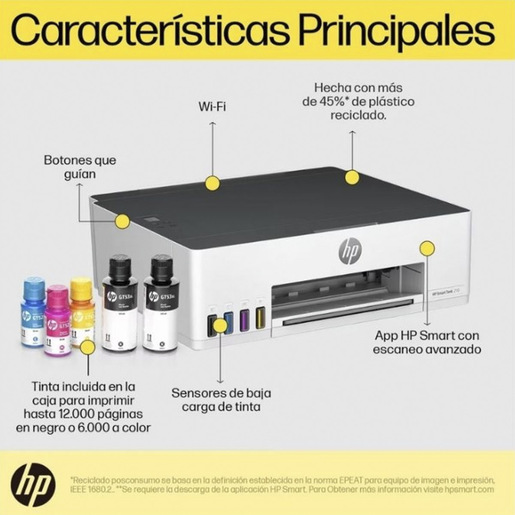 COMPUTADORA BUNDLE HP LAPTOP  + IMPRESORA SMART TANK 210