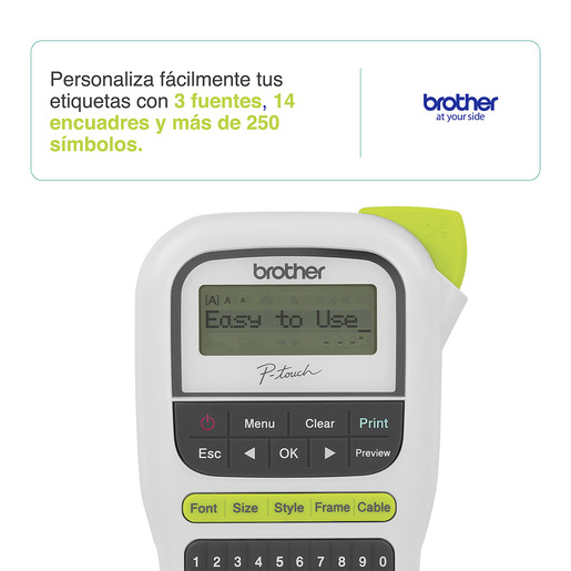 ROTULADOR ELECTRONICO BROTHER PTH110 PTOUCH