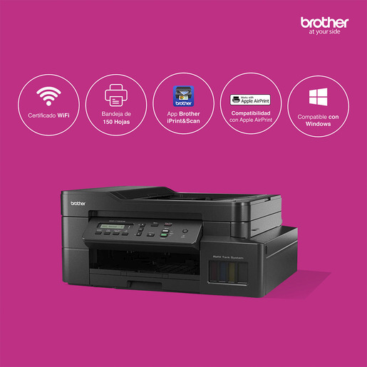 IMPRESORA MULTIFUNCIONAL BROTHER DCPT720DW TANQUE DE TINTA (IMPRIME, COPIA Y ESCANEA)