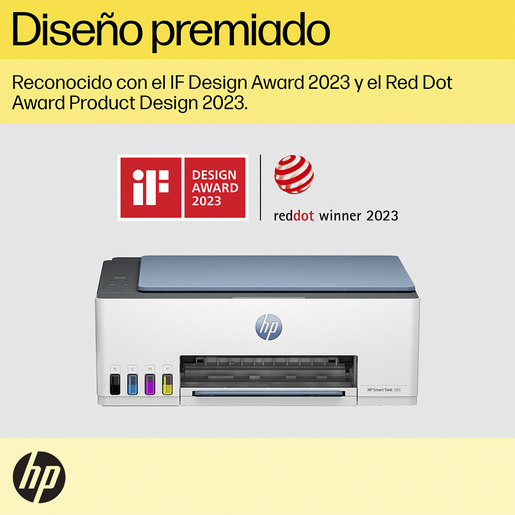 IMPRESORA MULTIFUNCIONAL HP 585 TANQUE DE TINTA (IMPRIME, COPIA Y ESCANEA)