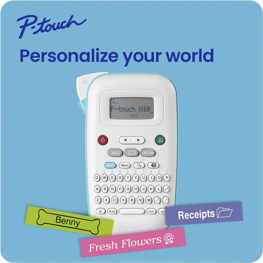 ETIQUETADORA ROTULADORA PORTÁTIL PTN10 BROTHER