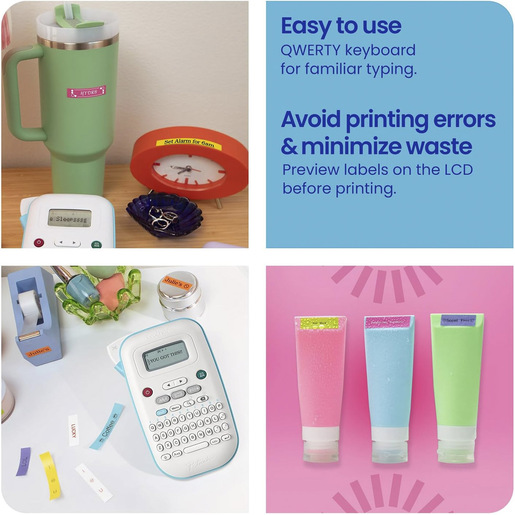 ETIQUETADORA ROTULADORA PORTÁTIL PTN10 BROTHER