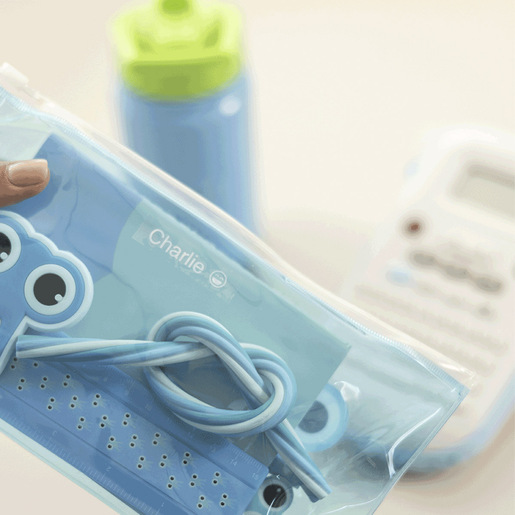 CINTA BROTHER P-TOUCH BTAG135 TINTA BLANCO SOBRE TRANSPARENTE 12MM