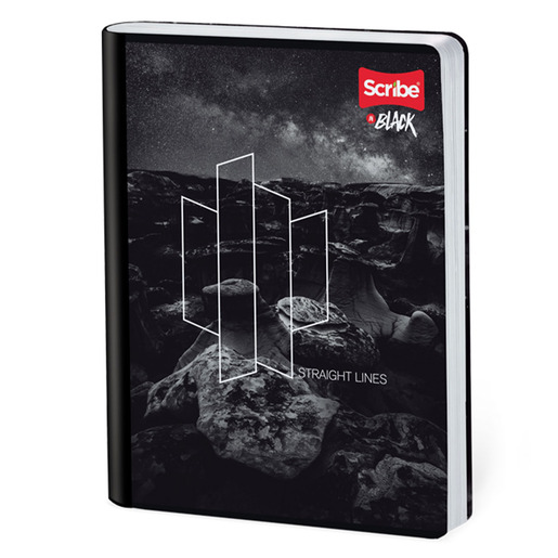 CUADERNO COSIDO RAYA SCRIBE (INBLACK, 100 HOJAS)
