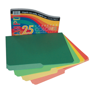 FOLDER  MANILA AMPO  T/C COL 25 UND