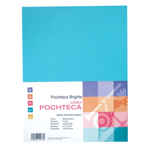 PAPEL BRIGHT AZUL 100HJ 75GR
