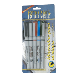 MARCADOR RETRO PERMANENTE PUNTO FINO COL.SURTIDOS