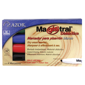 MARCADOR PARA PIZARRA MAGISTRAL DIDACTICO 4U MARCADOR PARA PIZARRA MAGISTRAL DIDACTICO 4U