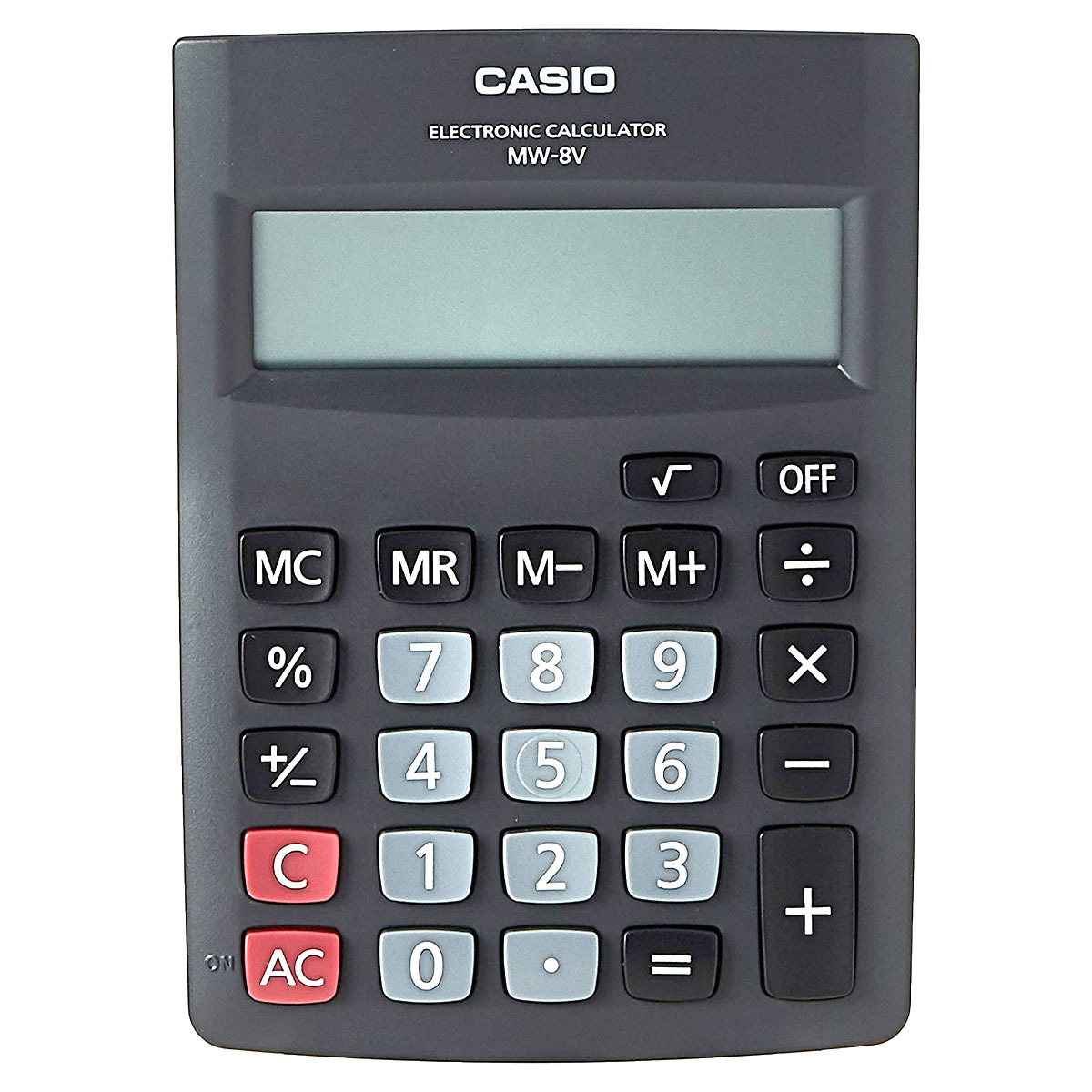 CALCULADORA CASIO MW-8V-BK